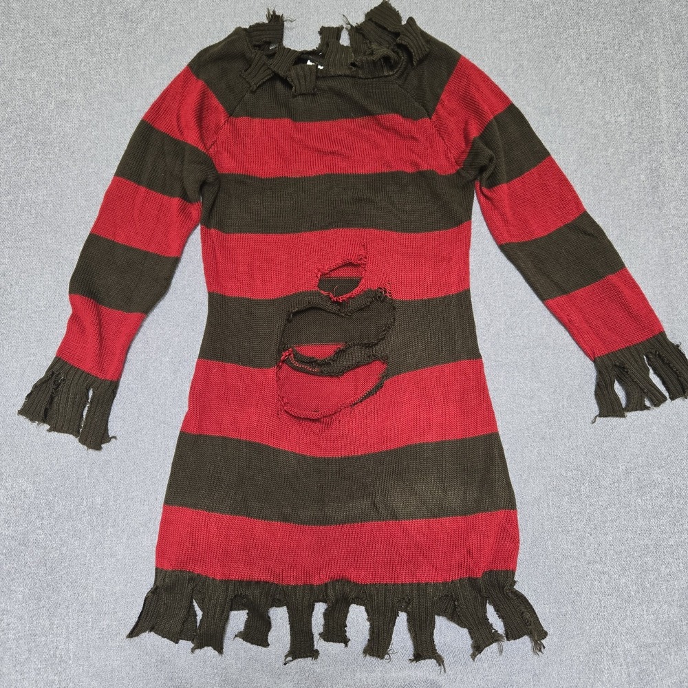 Miss Krueger Costume Sweater Dress XS Nightmare Elm Street Rubies Halloween